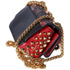 Christian Louboutin Sweet Charity Crossbody Red Gold Multi Glitter Bow
